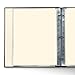 Gallery Leather 3 Ring Binder with Plastic Sleeves, Includes 10 Sheets, Sheet Size: 8.5