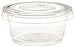Polar Ice Disposable Plastic Glasses with Lids, 2-Ounce, Translucent, 500-Pack