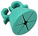 Wearable Nail Polish Holder, Travel-Size Silicone Nail Polish Stand for No-Mess Application! (1 Piece) (Ocean Teal)