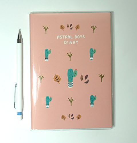 Astral Boy Diary with Pen (pink(003))