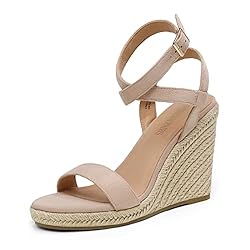 DREAM PAIRS Womens Open Toe Espadrilles Dressy