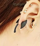 Creazy 1Pair Cool Punk Rock 3D Axe Hatchet Earring Unique Ear Stud Body Piercing