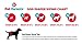Pet Parents® Washable Dog Diapers (3pack) + Extendrs® of Durable Doggie Diapers, Premium Dog Diapers Female (Medium, Natural)
