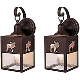 One Light Outdoor Wall Light - 2 Pack