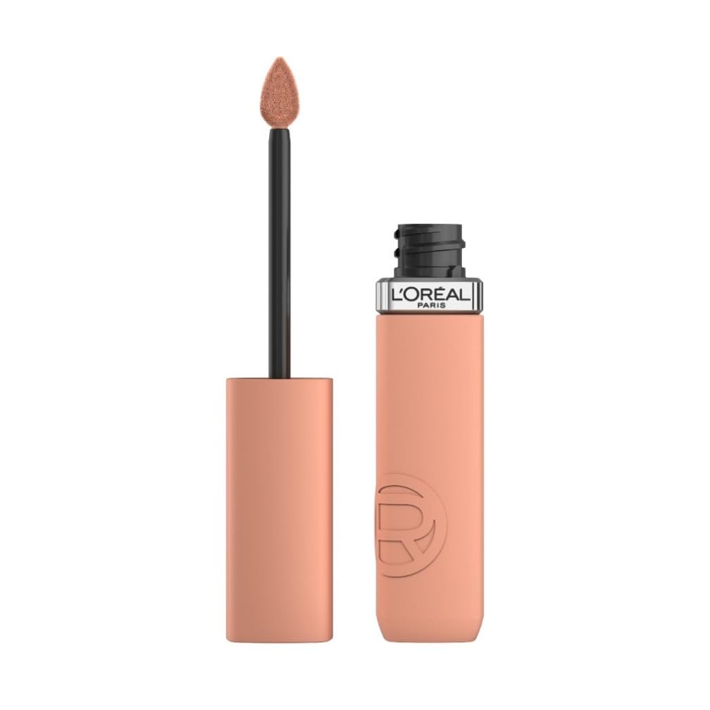 L'Oréal Paris Liquid Lipstick, Intense Colour, Longwear Matte Formula with Hyaluronic Acid, Transfer- and Smudge-Resistant, Infallible Matte Resistance, Shade: 100 Fairytale Ending — image 1