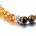 7 Chakras Bracelet Handmade Rainbow Round Bead Charm Bracelets for Women
