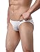 Avidlove Men Underwear Low Rise Briefs Solid Stretch Hip Bikinis 4 Packs White XL