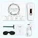 IPL Hair Removal for Women Permanent 500,000 Flashes Painless Facial Wholebody Hair Remover Device Profesional Hair Treatment Home Use (White)