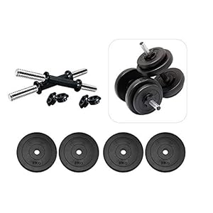 Gym Insane Equipment PVC 14 Inches Dumbbell Rod Workout Accessories Combo Set for Exercise and Fitness for Men and Women…