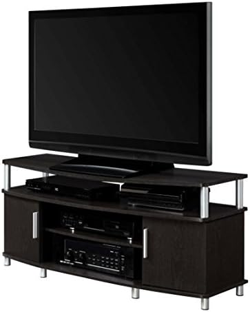 Adjustable Shelves Contemporary Style 50" Espresso TV Stand
