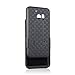 MICROSEVEN Compatible with HTC 10 Case - Dual Layer Armor Protector Slim Hybrid Case (Wave Holster Black)