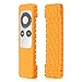Fintie Protective Case for Apple TV 2 3 Remote Controller - Casebot (Honey Comb Series) Light Weight (Anti Slip) Shock Proof Silicone Sleeve Cover, Orange primary