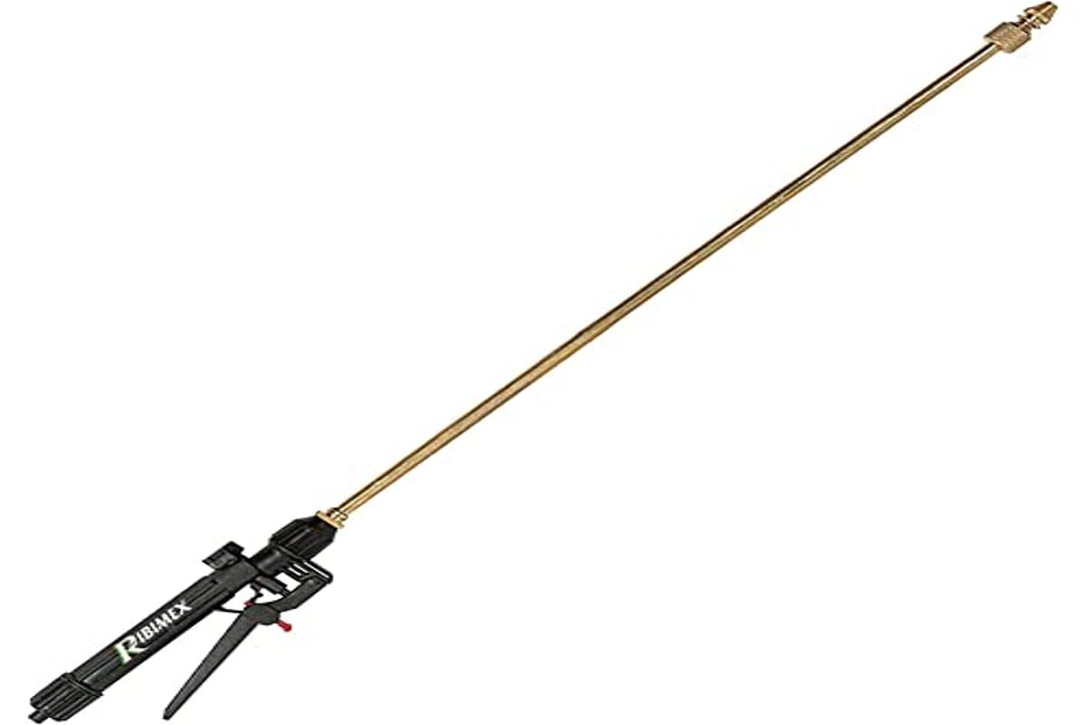 Ribimex PRPLL8 Spear, Black/Brass, 71x3x7.5cm