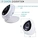 Security Mini IP Camera, UOKOO HD Home Surveillance Camera Wireless IP Camera ,WiFi Security Camera,Baby Video Monitor Nanny Cam, Motion Detection White 2.0