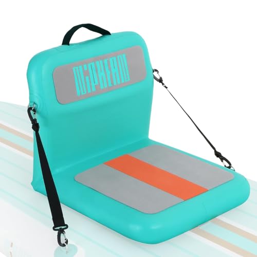 Niphean Paddle Surf Seat Ergonomic and Robust Backrest, Inflatable Kayak Seat, Compatible with Canoe, Boat, Sup Kayak, Paddle Surf Chair with Backrest for Versatile Use, No Tie Needed