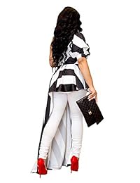 Aro Lora - Vestido largo con volantes y hombros descubiertos para mujer