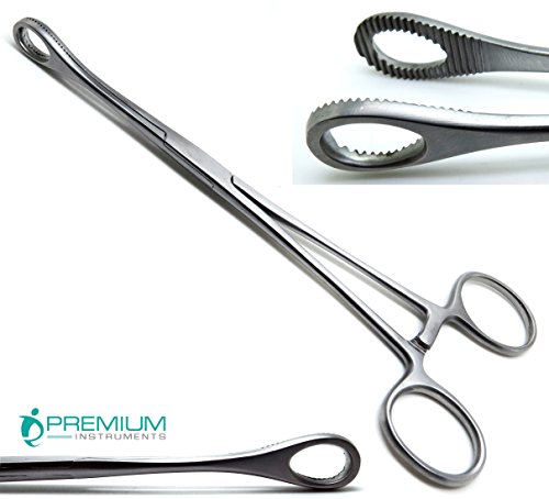 Foerster Sponge Forceps 8" Straight Serrated Surgical Holding Veterinary Instruments