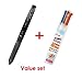 Pilot Hi-tec-c Coleto 5 Color Multi Pen Body Component - Clear Black Body & Multi Pen Ink Cartridge - 0.4 Mm - 10 Color starter set