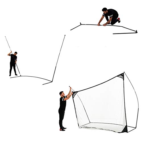 QuickPlay QuickHit UltraPortable Golf Practice Hitting Net (Square