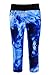 COCOLEGGINGS Womens 3D Digital Print Workout Yoga Capri Pants Cropped Leggings