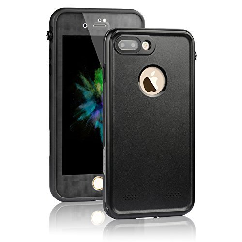 Meritcase iPhone 7 Plus Waterproof Case (Black, 5.5 inch)