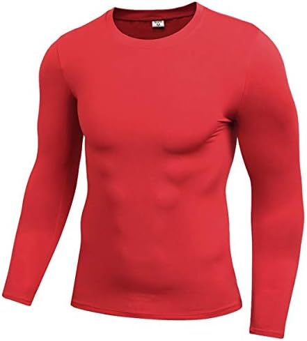 ENIDMIL Mens Compression Shirts, Womens Compression Shirt, Women's 3 Pack Dry Fit Athletic Compression Long Sleeve T Shirt