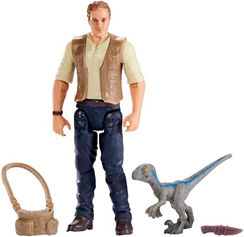 Jurassic World Basic Figure Owen & Baby 