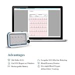 Portable ECG Monitor, Blood Pressure Monitor with APP & PC Report, Spo2 Monitor Thermometer Professional for Sleep Apnea… - Image 4