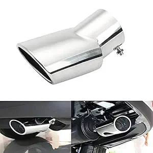 Oshotto Stainless Steel SS-009 Car Exhaust Muffler Silencer Cover (Chrome)