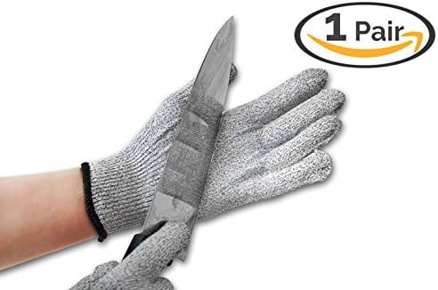 Bitly Cut Resistant Gloves - High Performance Level 5 Protection Food Grade. Size-small/medium