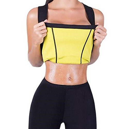 Xinzhi Sauna Vest for Women -Women's Sauna Vest with Sleeves Gym Hot Sweat Suit Weight Loss