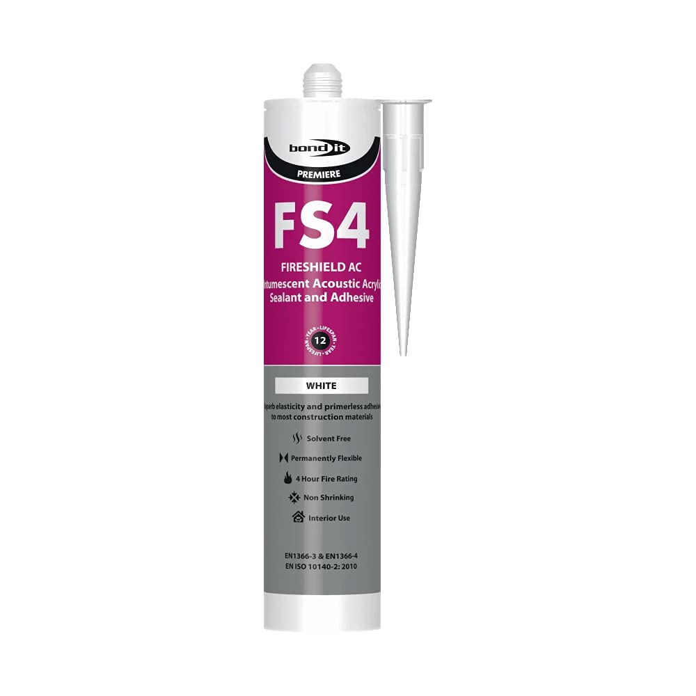 Bond-It BDFWH Fs4 Fireshield AC Intumescent Acrylic White EU3