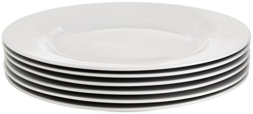 2 AmazonBasics+6+Piece+Dinner+Plate+Set