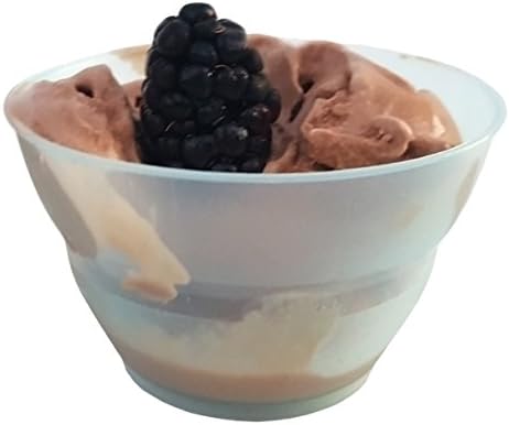 SupaCute Desserts Ice Cream Cups - Set of 500 Pcs Ice Cream Bowls or Gelato Dishes (Small (4.40 Oz))