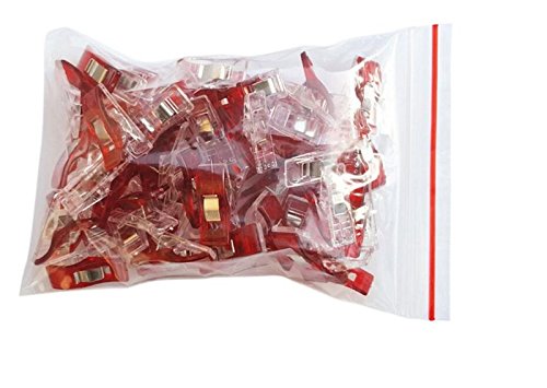 CADY, Paper Clips, Blinder Clips, Multi-purpose Clips, Red (100pcs) - Thumbnail 3