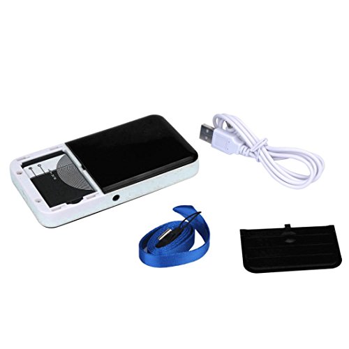 Leegor Portable Handheld USB Mini Fan Ultra-thin Low Noise Rectangle Air Conditioner Cooler With Rechargeable Battery (Black)