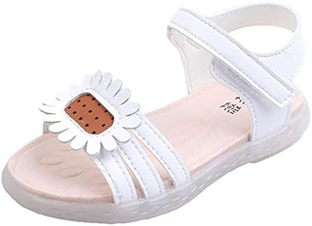 Kasien Baby Girls Sandals for 1-6 Years Old, Baby Girls Beach Sandals Sneaker Toddler Children Floral Casual Single Shoes