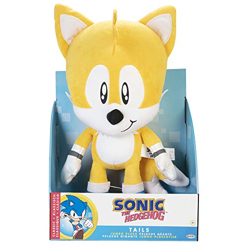 Sonic The Hedgehog - Jakks Jumbo Plüsch Tails Figur, 50 cm, Kuscheltier, großes Plüschtier, 404794 – Bild 7