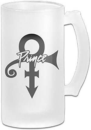 WLHZQS Prince For Love Logo Frosted Glass Beer Stein