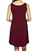 MOLERANI Women's Sleeveless Summer Swing Tank Sundress(Wine Red,2XL)