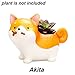 Cuteforyou Cute Animal Shaped Cartoon Home Decoration Succulent Vase Flower Pots