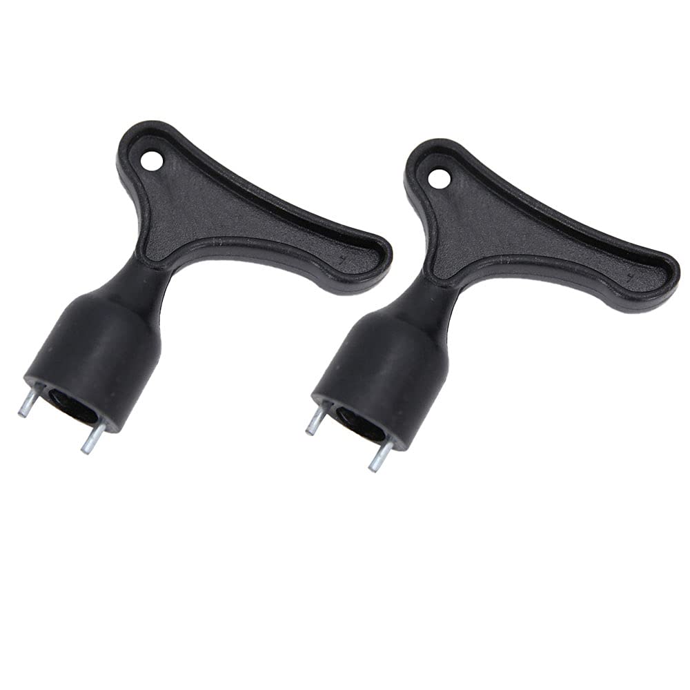 CENPEK 2pcs Golf Shoes Spike Wrenches, Stainless Steel Golf Shoe Cleats Ratchet Wrench Remover Removing Ripper