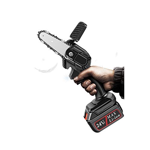 KJGHJ Kettensäge-Handheld Wiederaufladbar Angetriebene Kettensäge Elektrische Protable-Kettensäge-Holzschneider…