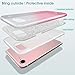 MILPROX iPhone 7 iPhone 8 Shiny Glitter Sparkly Case Slim Premium 3 Layer Hybrid Protective Soft Case for iPhone 7/8 Case - Pink Gradient