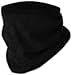 Reversible Neck Warmer - Tactical Waffle Fleece Neck Gaiter (Black)