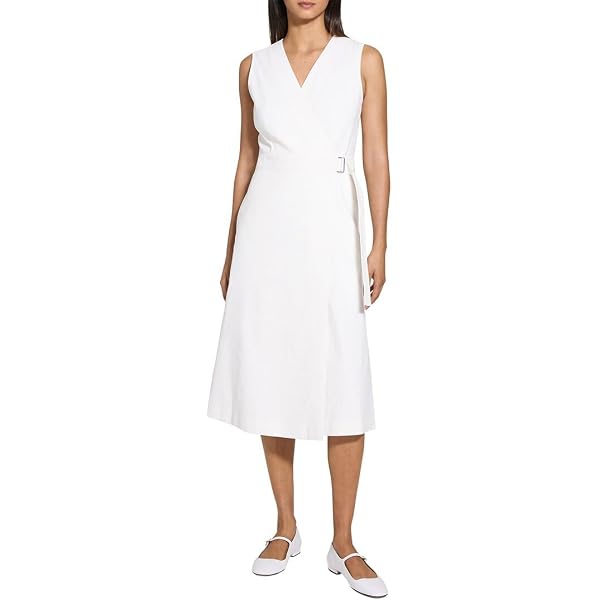 Theory Womens Short-Sleeved Button Down Midi Dress, Concord, 2 US at Amazon  Women's Clothing store
