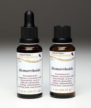 Newton Homeopathic Labs. Hemorroids. 1 Fl. Oz. (2 Bottles) by Hemorroids