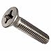 1/4-20 x 5 Flat Head Machine Screws, Phillips Drive, Stainless Steel 18-8, Full Thread, Bright Finish, Machine Thread, Quantity 10 by Fastenere