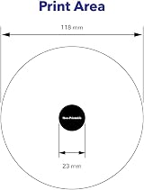 Verbatim DVD+R DL Double Layer 8.5GB 8x Printable White Disc 50 Pack Cake Box view 2