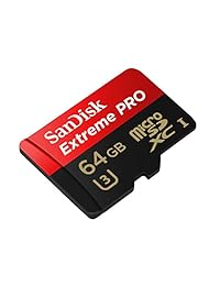 SanDisk Extreme Pro   Tarjeta de 64 GB (95mb S) microSDXC LG Mini no es la costumbre formatted to keep Up con su Requisitos de transferencia de datos de alta velocidad y pérdida grabaciones. Incluye adaptador SD estándar. (hasta 95 MB s, escritura de lect